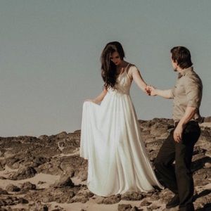 NEW Lulu’s Carte Blanche White Dress Size S